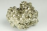 Shimmering Pyrite Crystal Cluster - Peru #190947-1